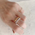 pyramid studs ring
